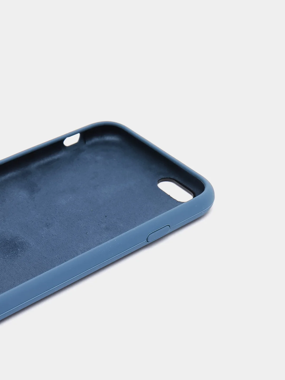 Темно-синий силиконовый чехол iPhone 6 / iPhone 6S, Silicone Case, с закрытым низом