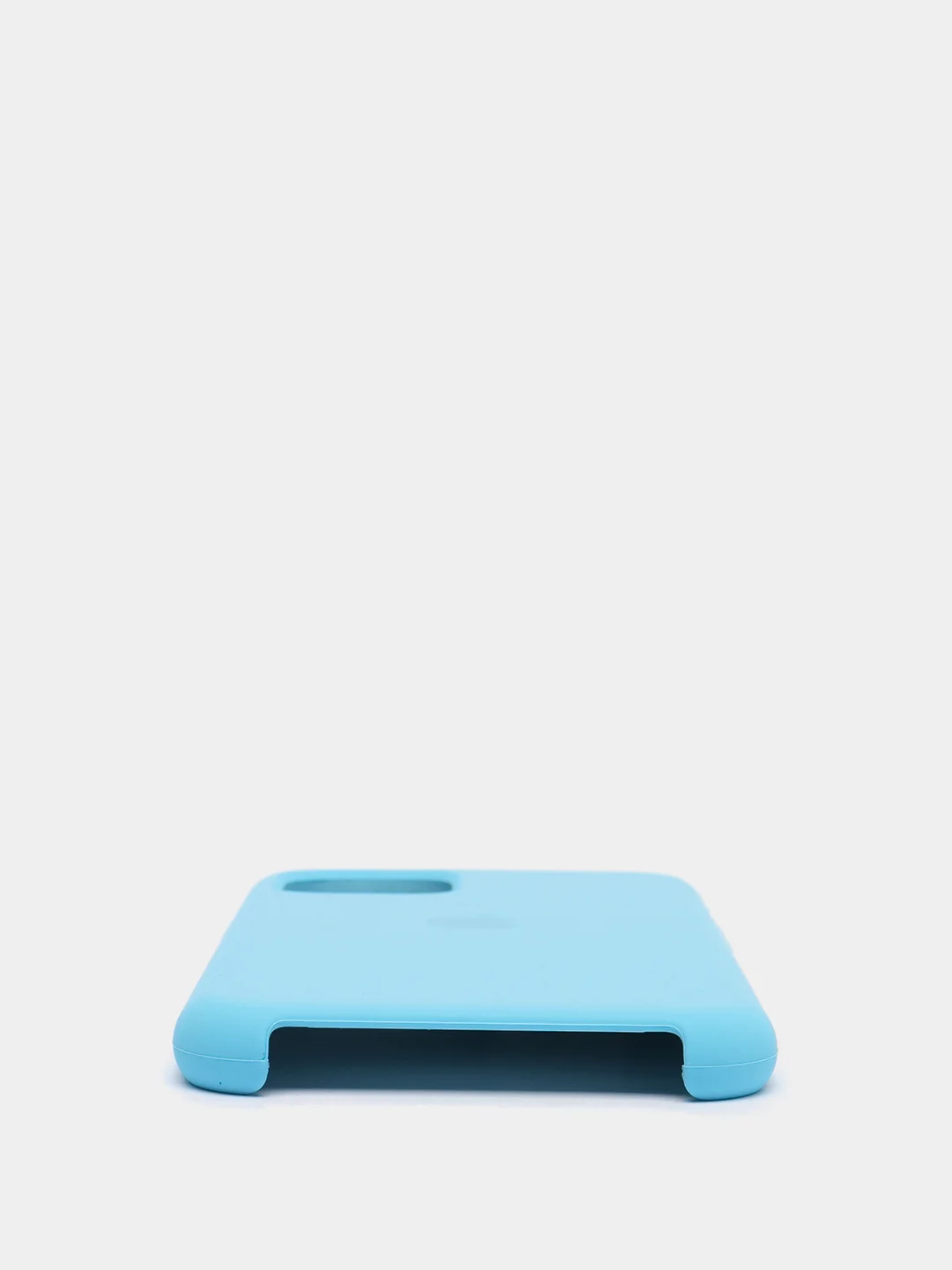 Голубой силиконовый чехол iPhone 11 Pro, Silicone Case, с открытым низом