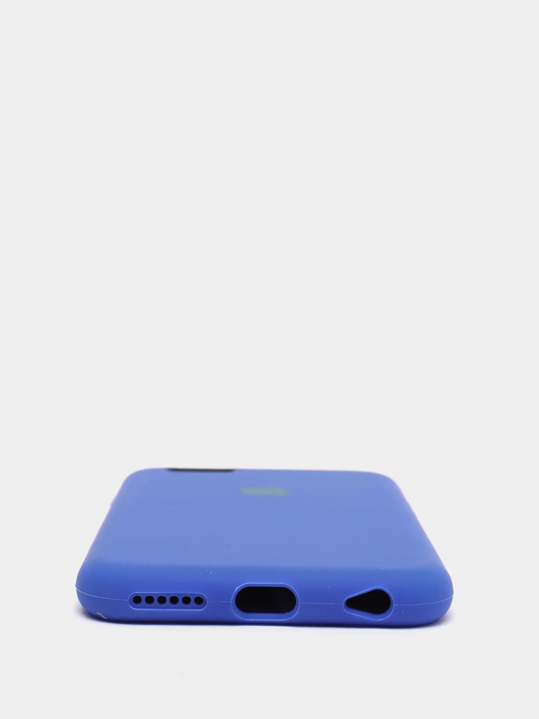 Синий силиконовый чехол iPhone 6 / iPhone 6S, Silicone Case, с закрытым низом