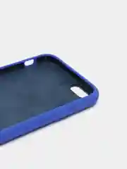 Синий силиконовый чехол iPhone 6 / iPhone 6S, Silicone Case, с закрытым низом