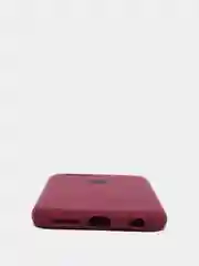Тёмно-бордовый силиконовый чехол iPhone 6 / iPhone 6S, Silicone Case, с закрытым низом
