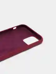 Тёмно-бордовый силиконовый чехол iPhone 11 Pro, Silicone Case, с открытым низом