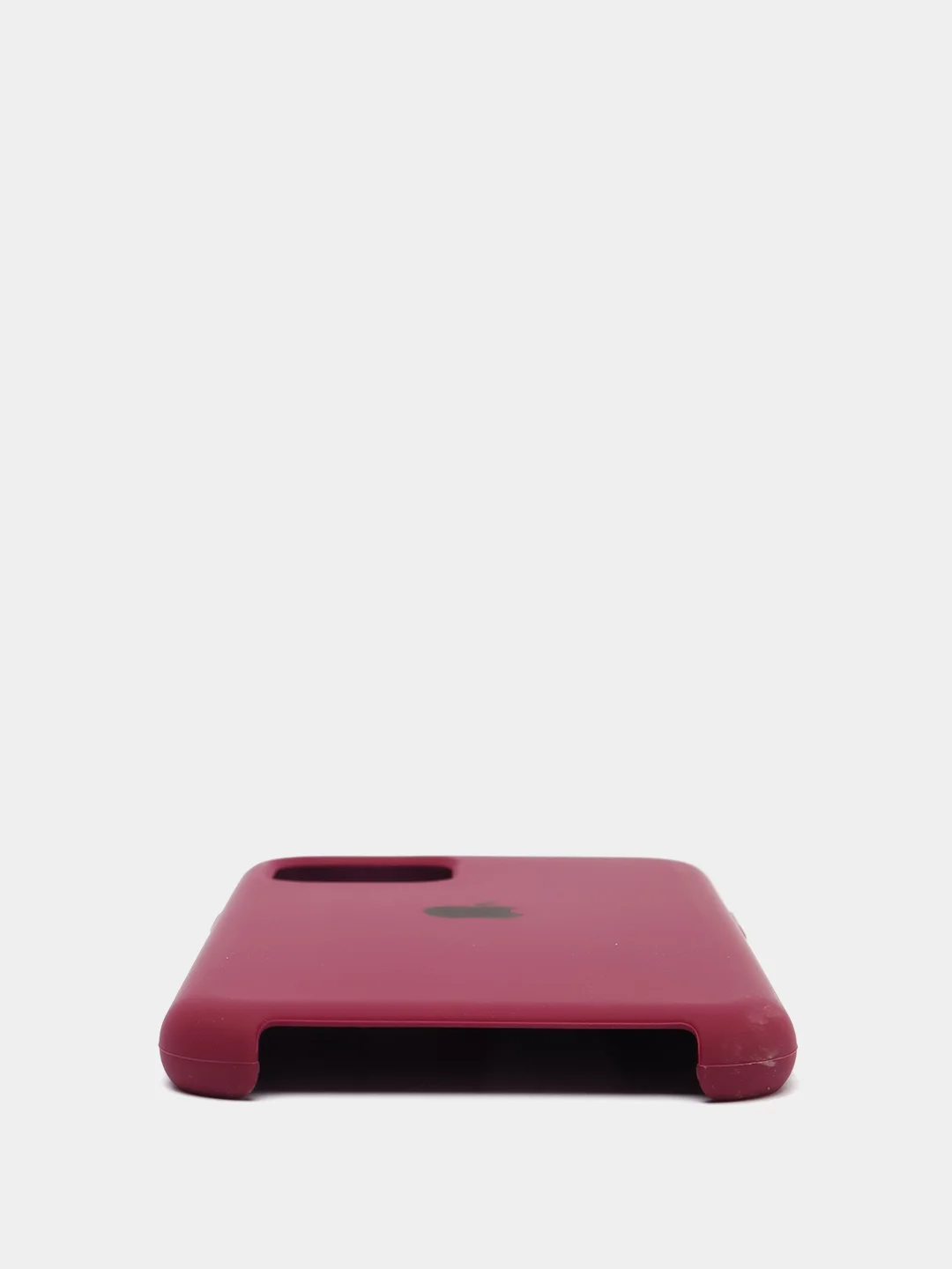 Тёмно-бордовый силиконовый чехол iPhone 11 Pro, Silicone Case, с открытым низом