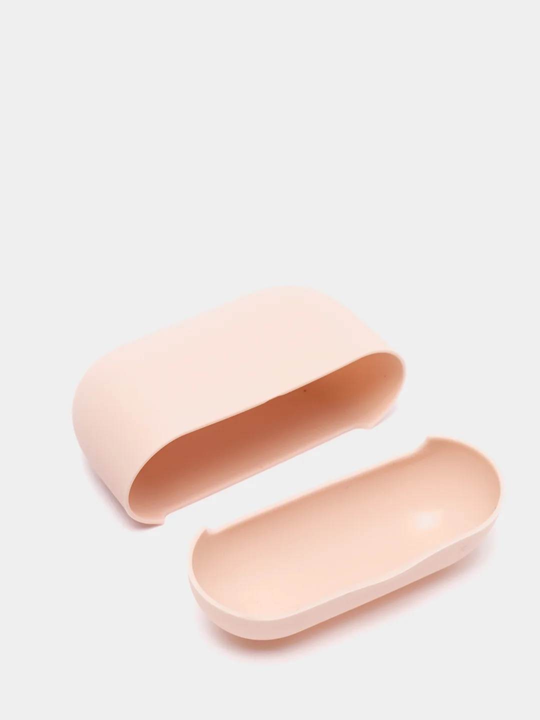 Пудровый чехол для наушников AirPods Pro, однотонный