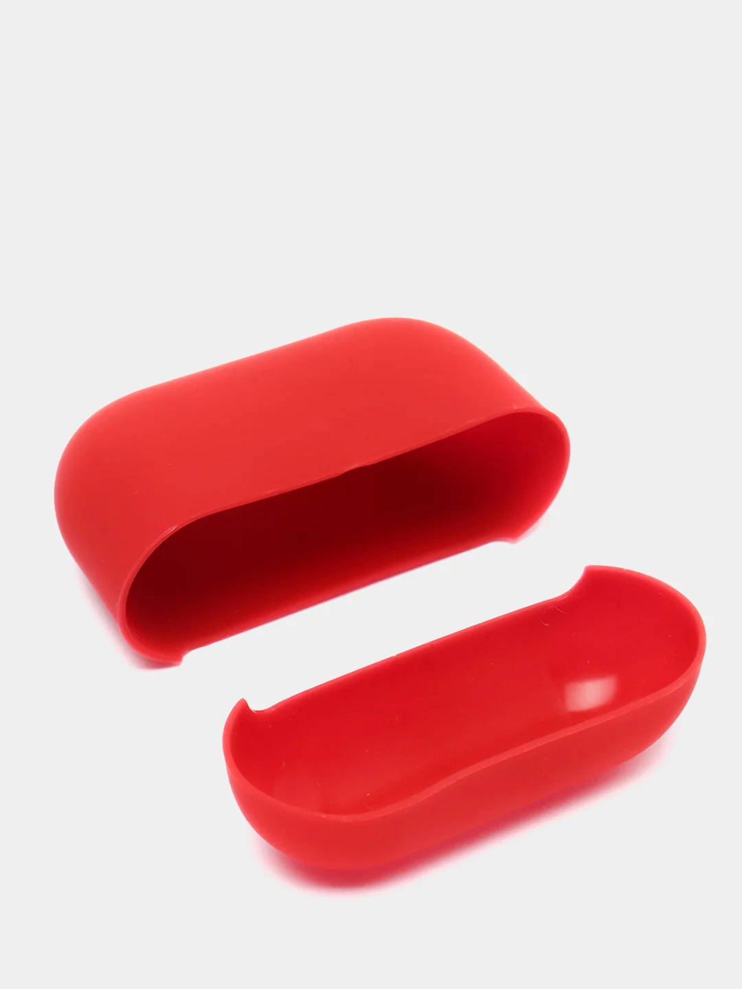 Красный чехол для наушников AirPods Pro, однотонный