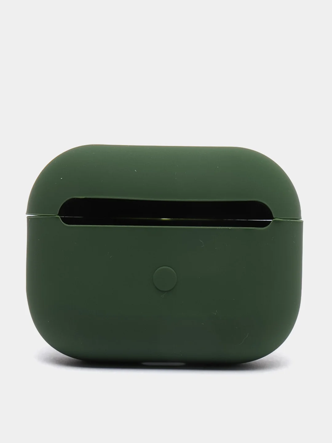 Зеленый чехол для наушников AirPods Pro, однотонный