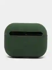 Зеленый чехол для наушников AirPods Pro, однотонный