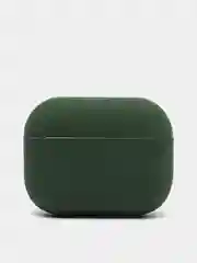 Зеленый чехол для наушников AirPods Pro, однотонный