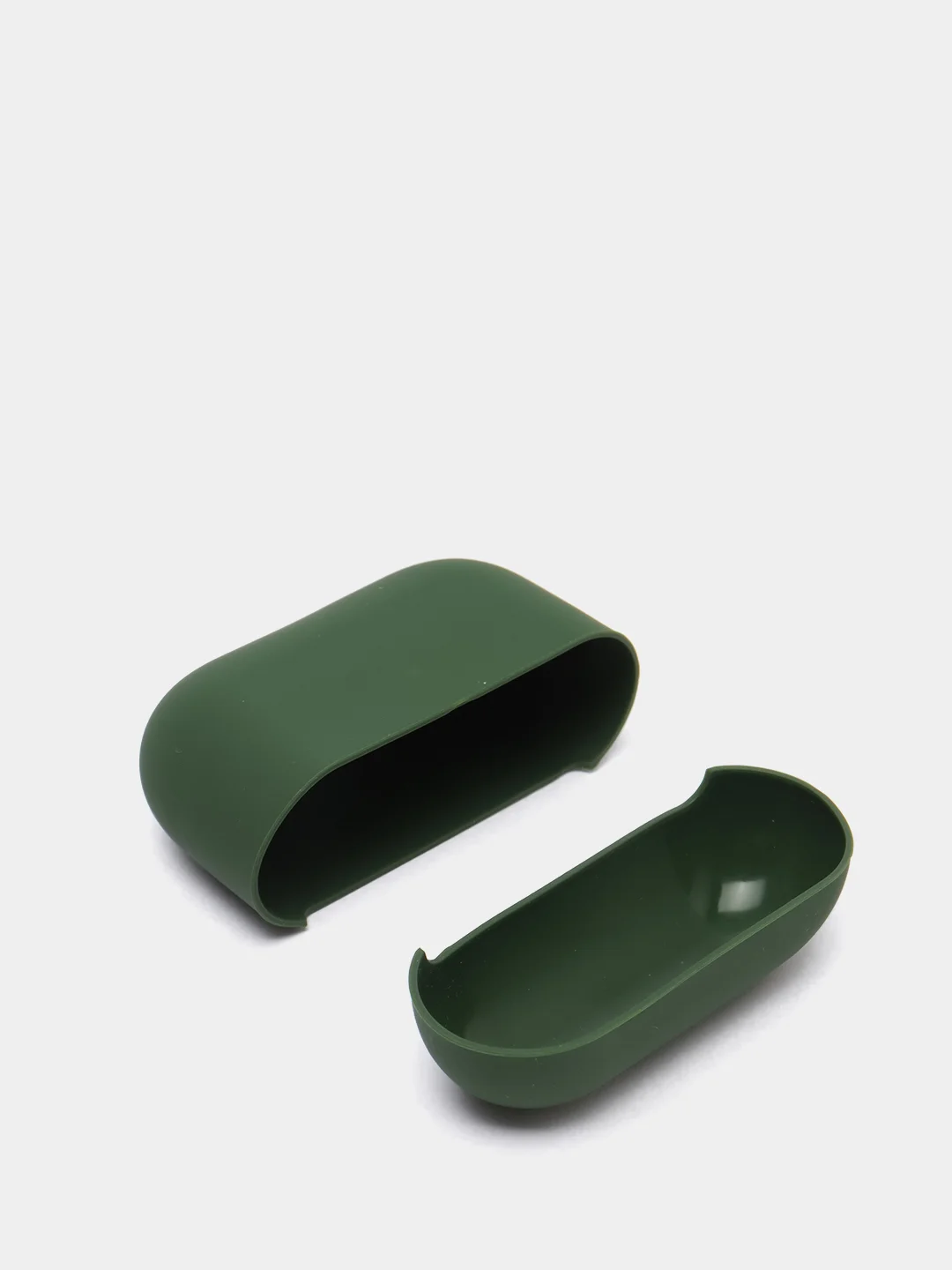 Зеленый чехол для наушников AirPods Pro, однотонный