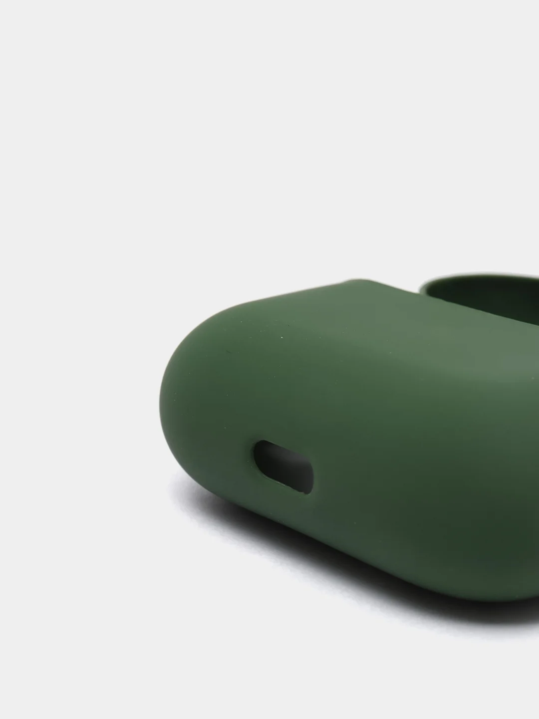 Зеленый чехол для наушников AirPods Pro, однотонный