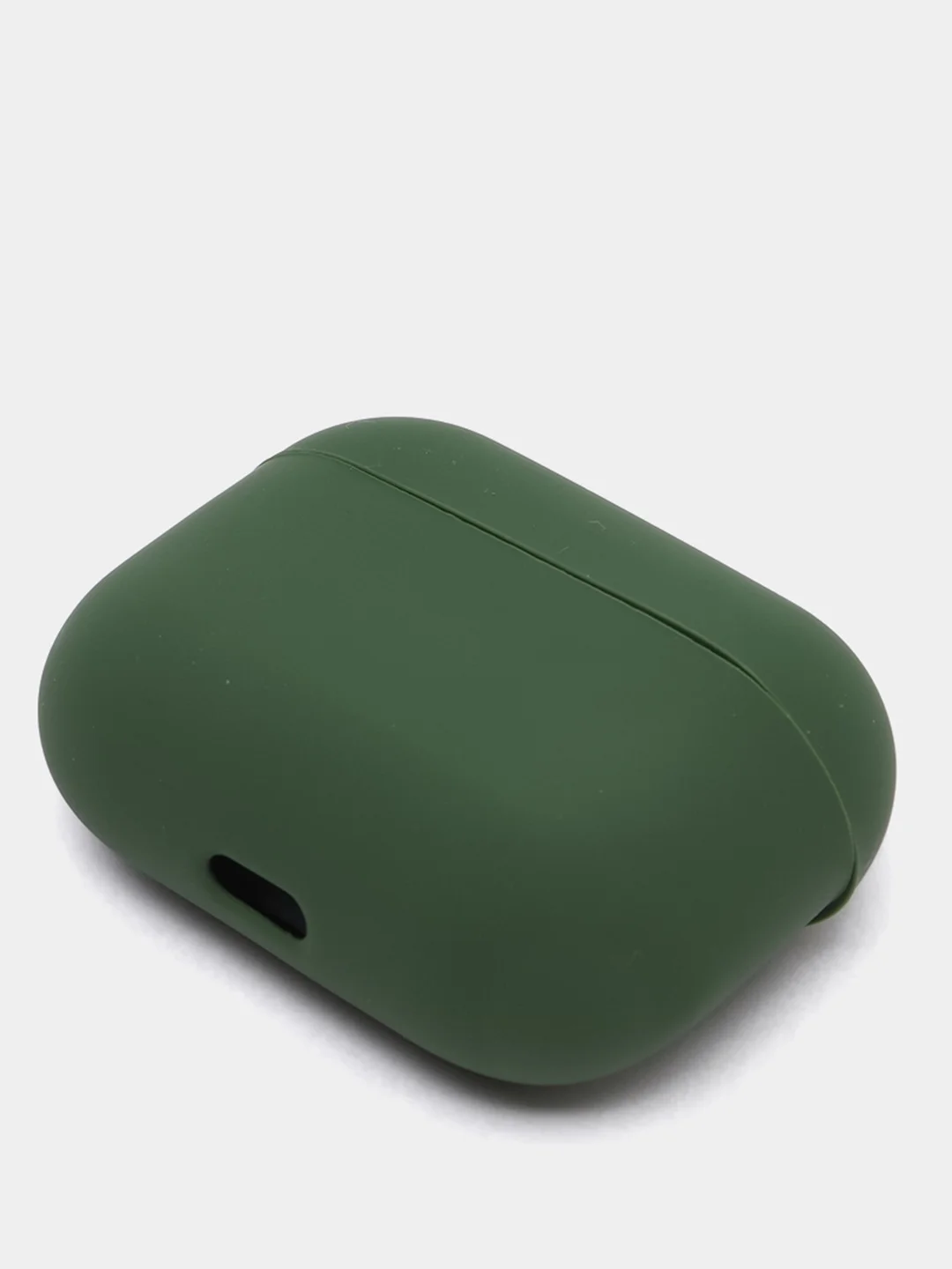 Зеленый чехол для наушников AirPods Pro, однотонный