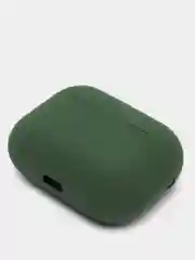 Зеленый чехол для наушников AirPods Pro, однотонный
