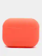 Оранжевый чехол для наушников AirPods Pro, однотонный