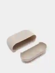 Бежевый чехол для наушников AirPods Pro, однотонный