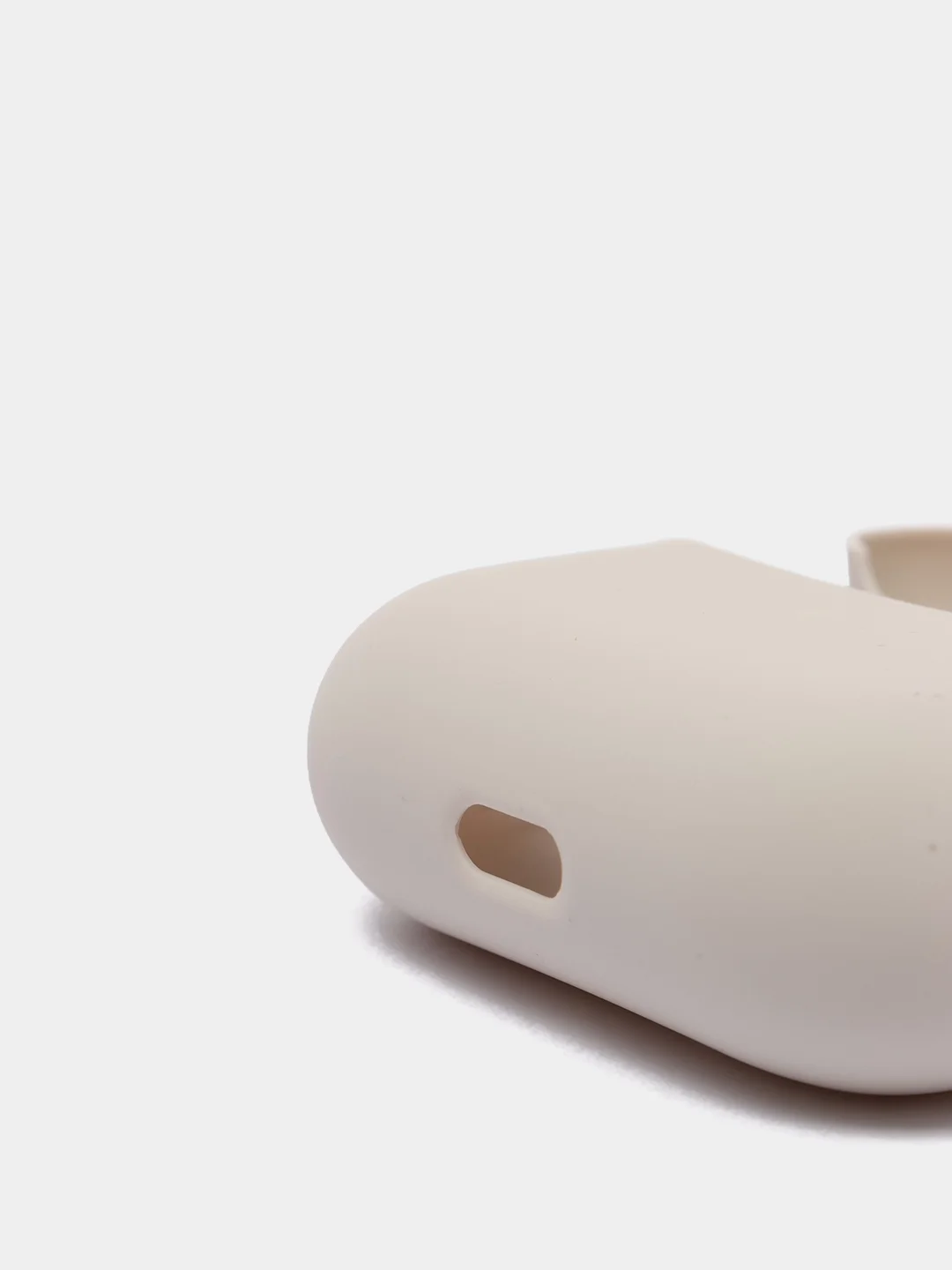 Бежевый чехол для наушников AirPods Pro, однотонный