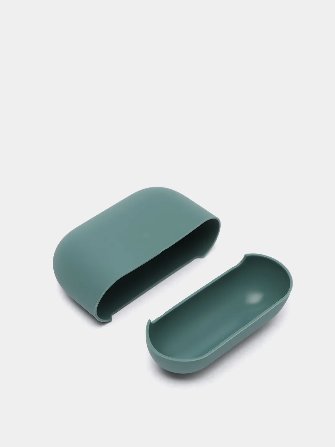 Зелёный хаки чехол для наушников AirPods Pro, однотонный