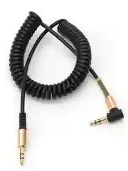 Кабель AUX Audio Cable STiX витой, угловой, резиновый, 1 метр