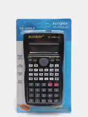 Инженерный калькулятор научный 10-разрядный 2-строчный 152*80 черный корпус, крышка