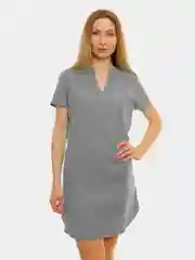 Серый платье женское