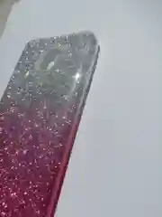 Силиконовый, градиент с блестками, чехол Samsung J6 18