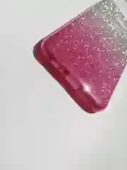 Силиконовый, градиент с блестками, чехол Samsung J6 18
