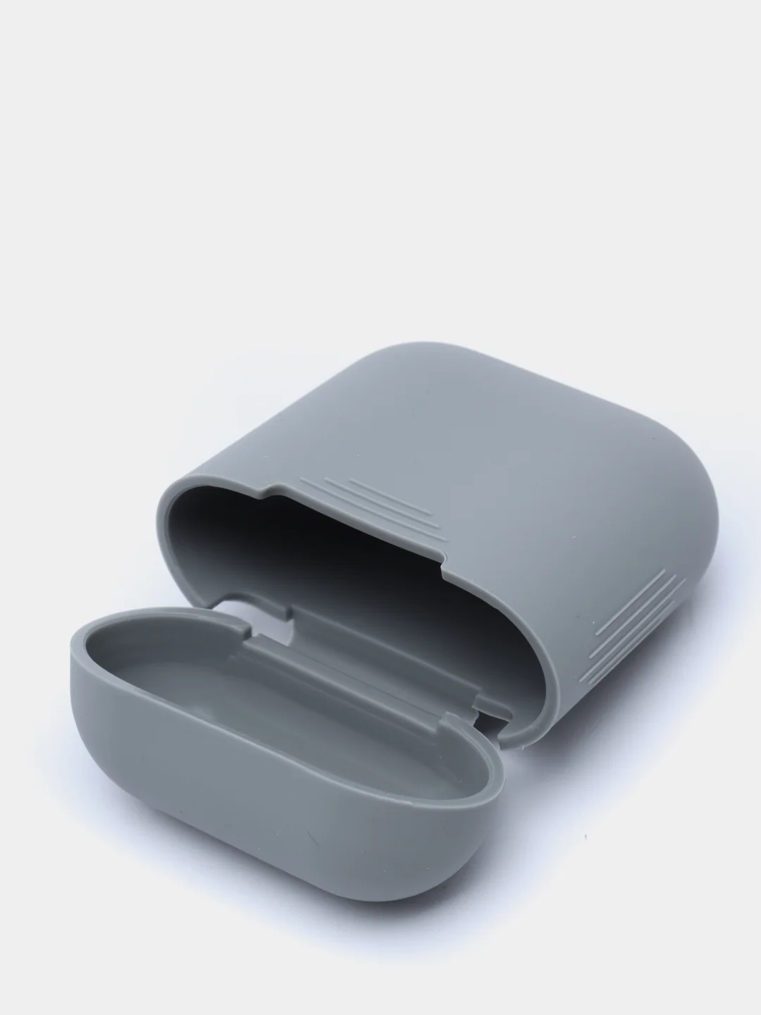 Угольный силиконовый чехол для Apple AirPods 1 и AirPods 2