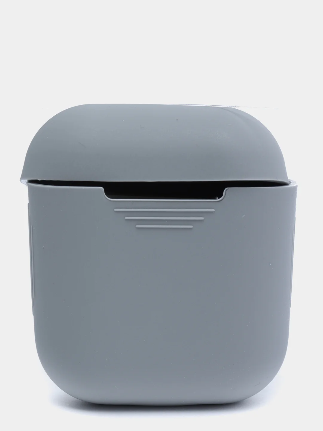Угольный силиконовый чехол для Apple AirPods 1 и AirPods 2
