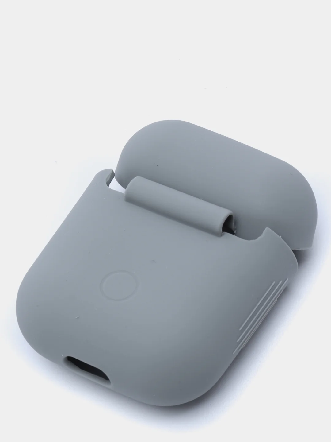 Угольный силиконовый чехол для Apple AirPods 1 и AirPods 2