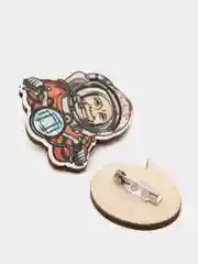 Набор значков "Гагарин", 2 штуки, 5 х 6,8 см