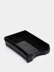 Лоток для бумаг Attache, "Эконом" 3 штуки, чёрный