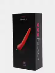 Красный вибратор "Овощ" FrenzyXXX в подарочном премиальном коробе