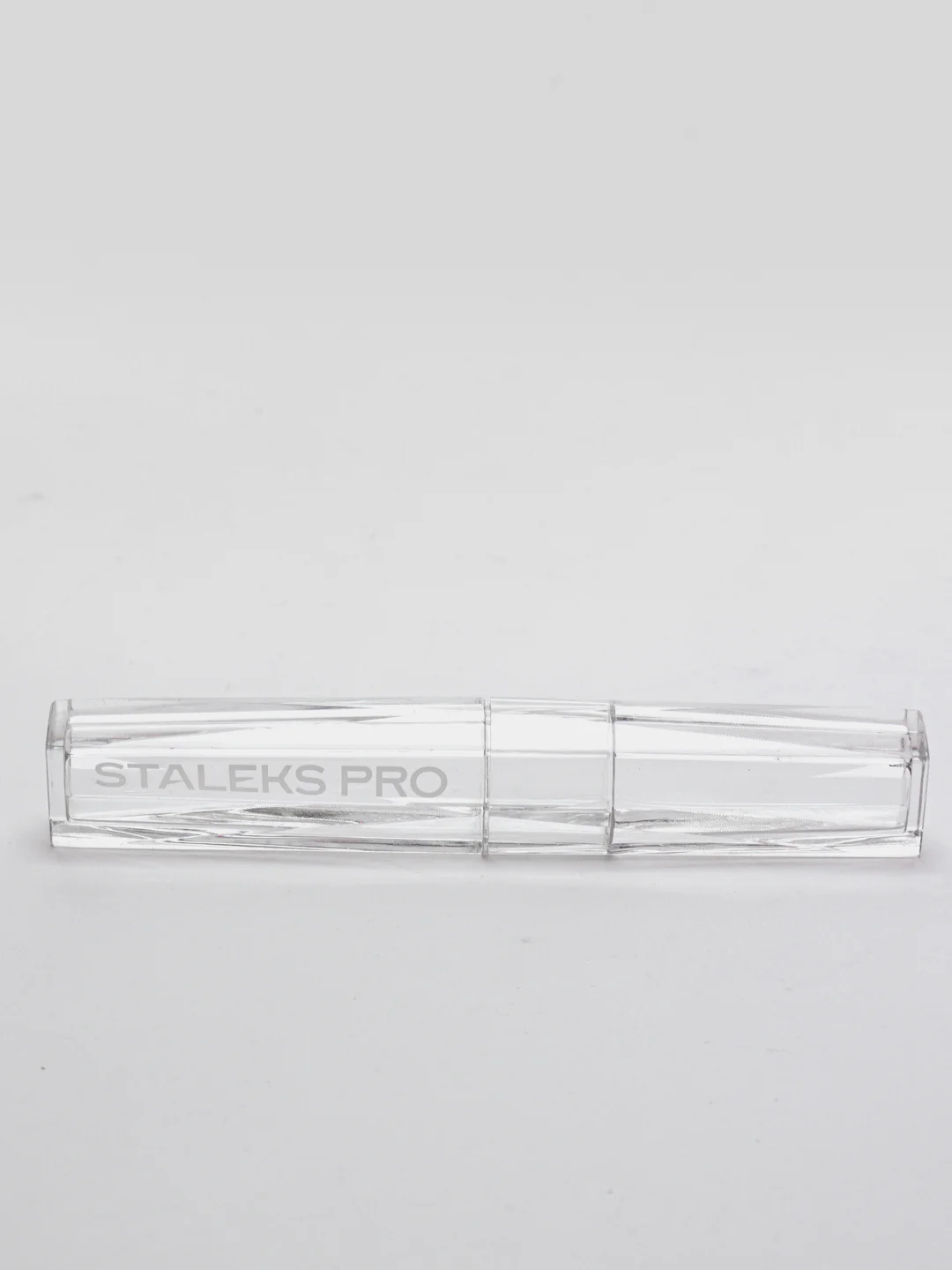 Пинцет скошенный для бровей Staleks Pro Expert 11 type 4b (11/4), черный