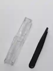 Пинцет скошенный для бровей Staleks Pro Expert 11 type 4b (11/4), черный