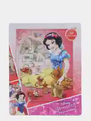 Черный пазлы детские в рамке Герои Дисней: Король лев, Рапунцель, Холодное сердце,Моана, Виннипух