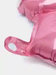 Розовый воздушный новогодний шар с надписью Love
