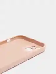 Бежевый силиконовый чехол с шёлковым покрытием для iPhone 13 Mini, 13 Pro Max