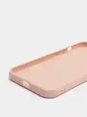 Бежевый силиконовый чехол с шёлковым покрытием для iPhone 13 Mini, 13 Pro Max