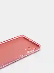 Розовый чехол Samsung Galaxy A51, Самсунг Галакси А51 с защитой камеры, блестящий