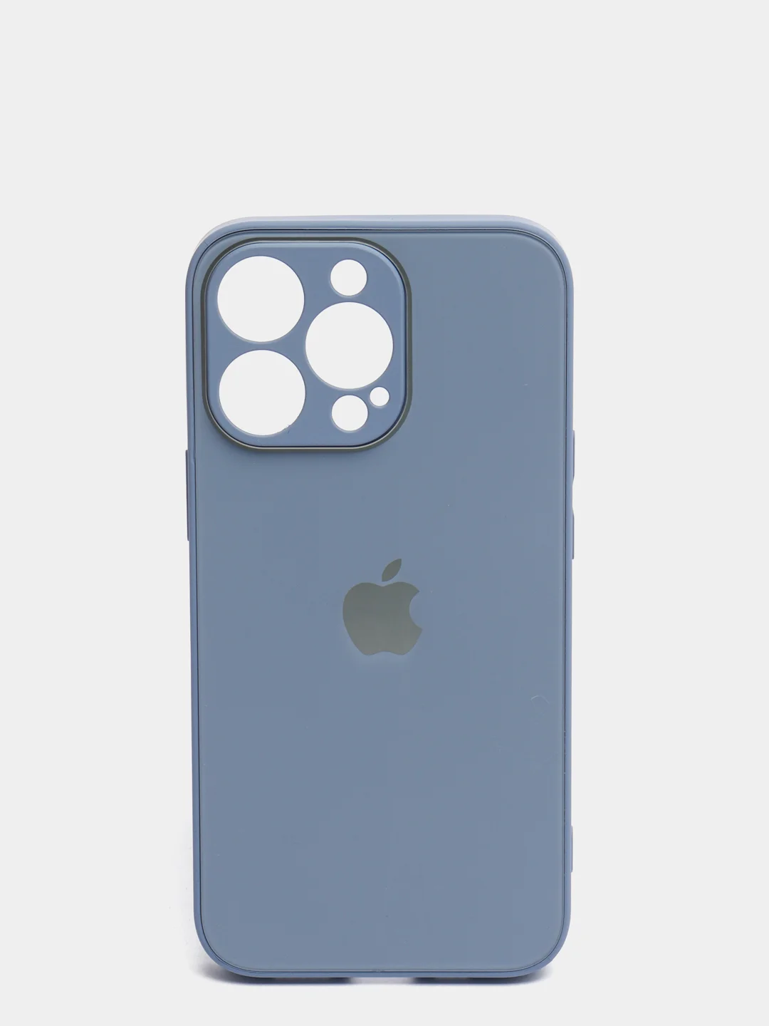 Мятный чехол силиконовый с матовой стеклянной панелью для iPhone 11, 12, 13, 13 Pro, 13 Pro Max