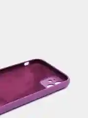 Пурпурный чехол Silicone Case iPhone 11 с защитой камеры с бархатной подкладкой