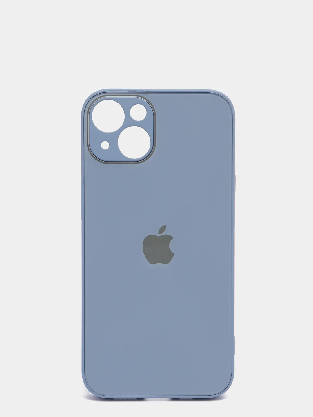 Мятный чехол силиконовый с матовой стеклянной панелью для iPhone 11, 12, 13, 13 Pro, 13 Pro Max