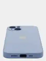 Мятный чехол силиконовый с матовой стеклянной панелью для iPhone 11, 12, 13, 13 Pro, 13 Pro Max