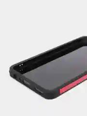 Угольный чехол усиленный с рамкой для Huawei Honor 30 Lite, силиконовый