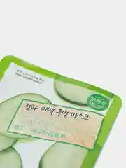 Тканевая маска для лица 3D Natural, с экстрактом огурца, 1 штук