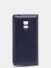 Темно-синий чехол книжка Samsung Galaxy S5 Mini, Самсунг Галакси С5 Мини с окошком