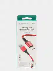 Красный кабель для зарядки Android и Apple iPhone BOROFONE BX54 (1m, Micro-USB/Type-C/Lightning)