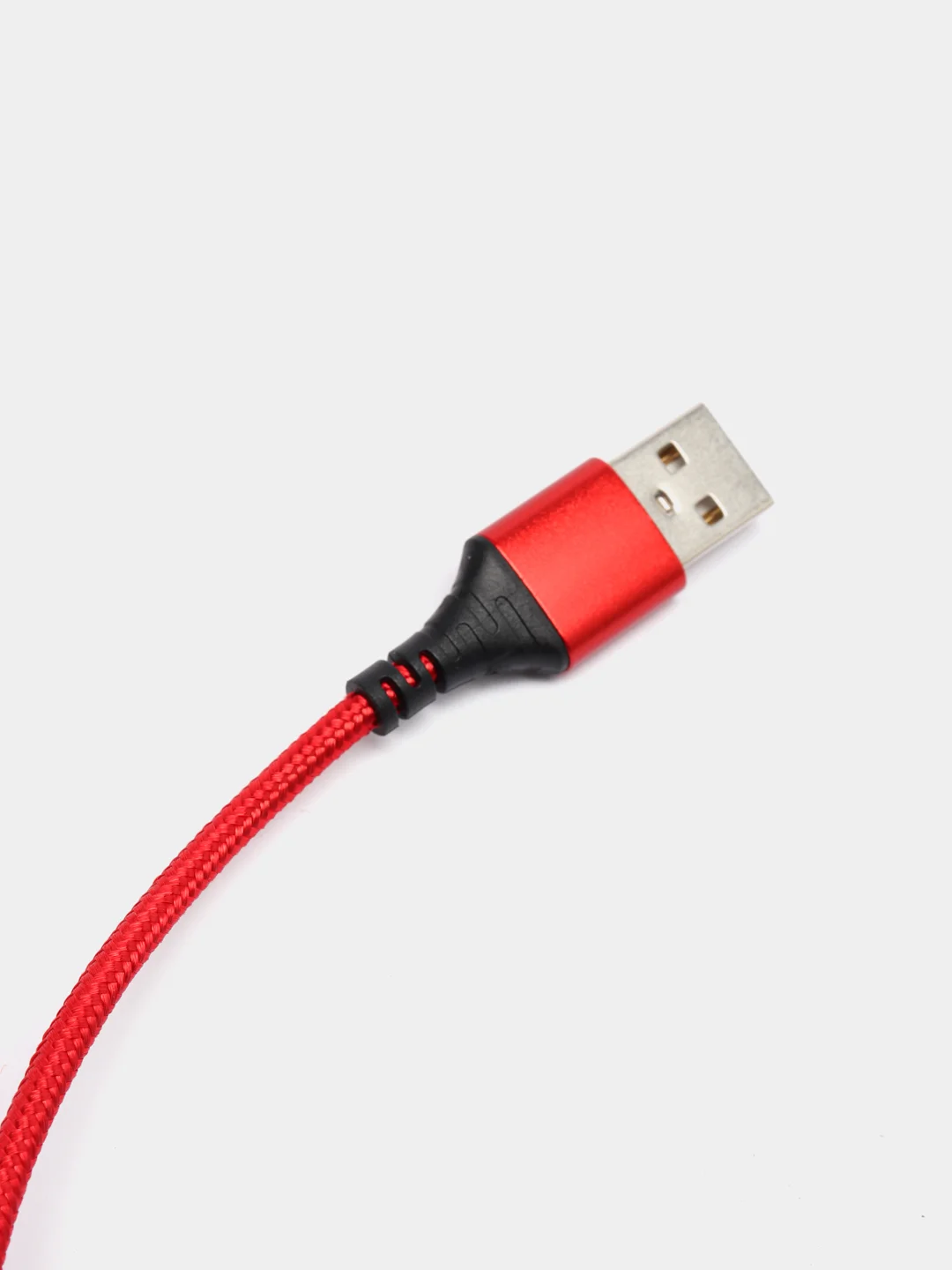 Красный кабель для зарядки Android и Apple iPhone BOROFONE BX54 (1m, Micro-USB/Type-C/Lightning)