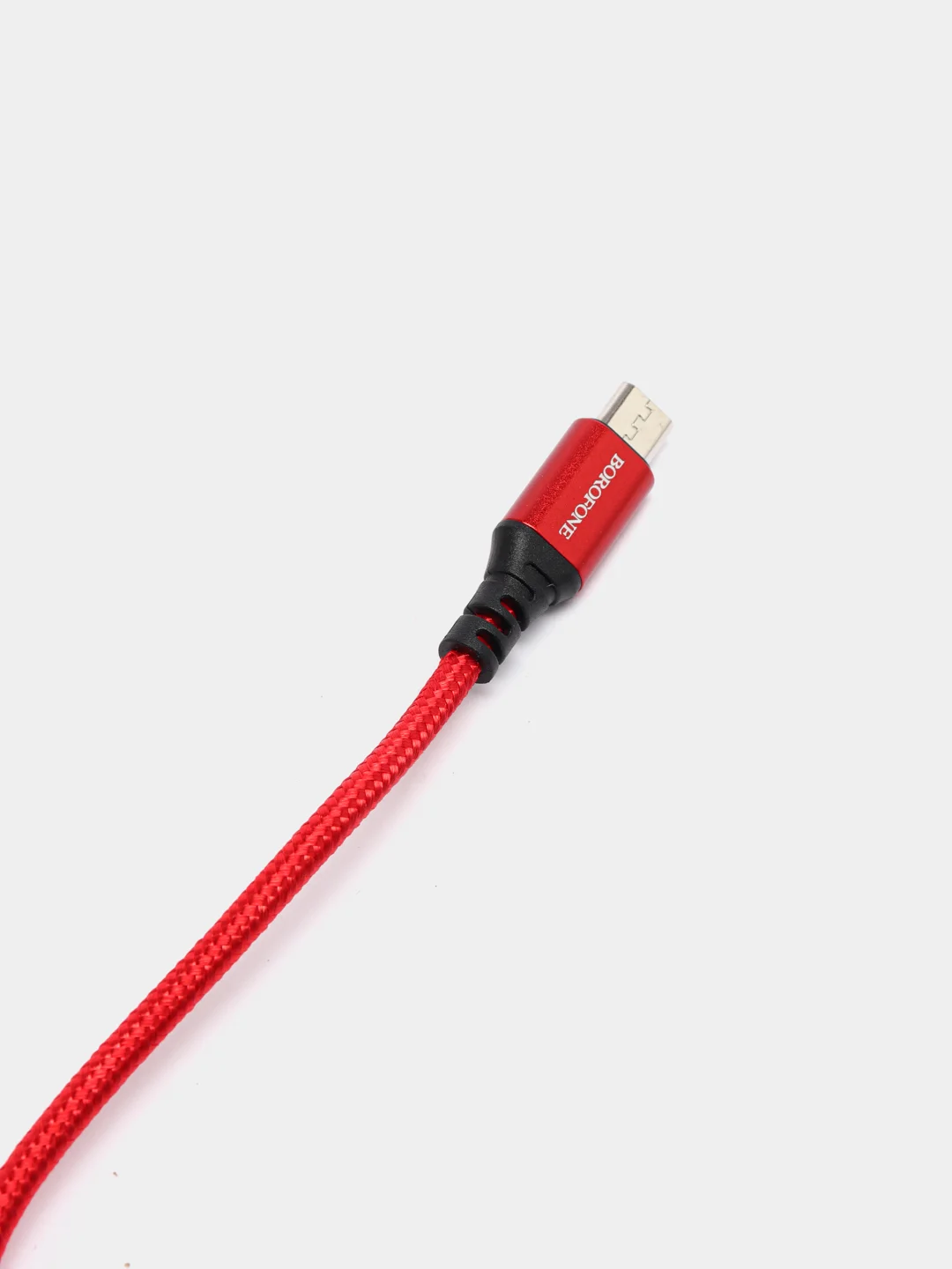 Красный кабель для зарядки Android и Apple iPhone BOROFONE BX54 (1m, Micro-USB/Type-C/Lightning)