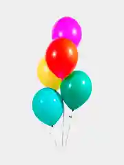 Шар воздушный, 5 шт, разные цвета, 30 см