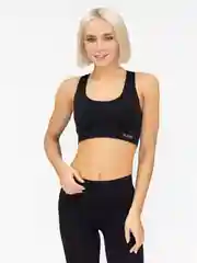 Черный топ Minimi MA 141 спортивный с вкладышами